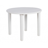 mesa plástico redonda Macedo