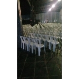 preço para locar cadeira de evento Monte Carmelo